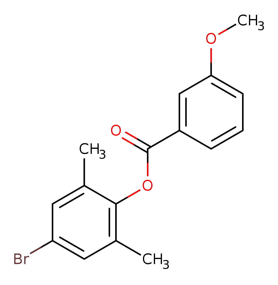 4-bromo-2,6-dimethylphenyl 3-methoxybenzoate