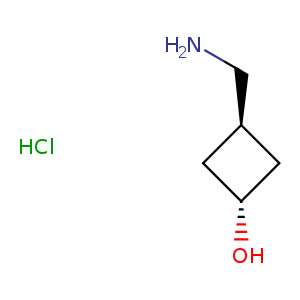 Cyclobutanol, 3-(aminomethyl)-, hydrochloride (1:1), trans-