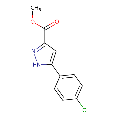 1H-Pyrazole-3-carboxylic acid, 5-(4-chlorophenyl)-, methyl ester