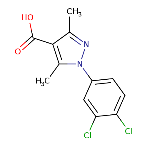 1-(3,4-DICHLOROPHENYL)-3,5-DIMETHYL-1H-PYRAZOLE-4-CARBOXYLIC ACID