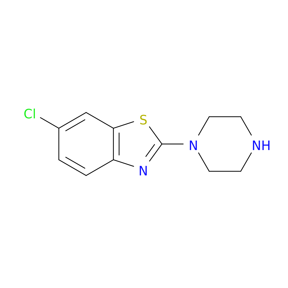 6-Chloro-2-piperazino-1,3-benzothiazole