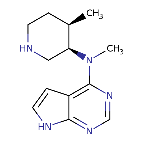 1H-Pyrrolo[2,3-d]pyrimidin-4-amine,N-methyl-N-[(3R,4R)-4-methyl-3-piperidinyl]-