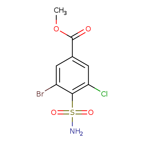methyl 3-bromo-5-chloro-4-sulfamoylbenzoate