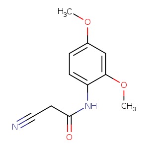 2-Cyano-n-(2,4-dimethoxyphenyl)acetamide