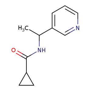 N-[1-(pyridin-3-yl)ethyl]cyclopropanecarboxamide