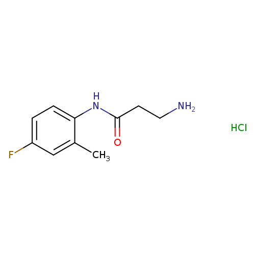 N1-(4-Fluoro-2-methylphenyl)-beta-alaninamide hydrochloride