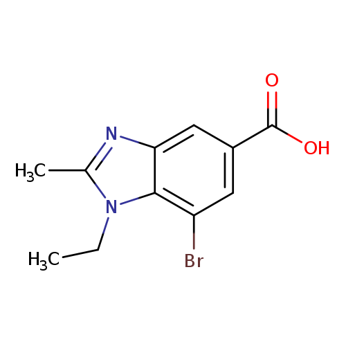 7-Bromo-1-ethyl-2-methyl-1,3-benzodiazole-5-carboxylic acid