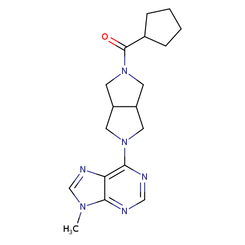 6-{5-cyclopentanecarbonyl-octahydropyrrolo[3,4-c]pyrrol-2-yl}-9-methyl-9H-purine