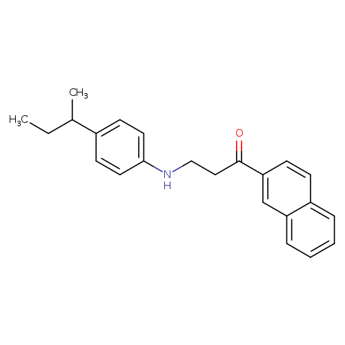 3-{[4-(butan-2-yl)phenyl]amino}-1-(naphthalen-2-yl)propan-1-one