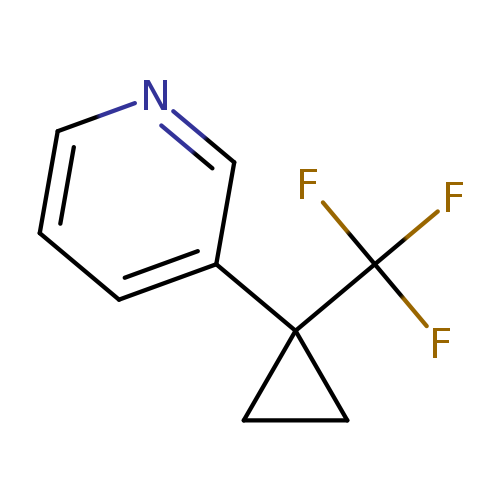 3-[1-(trifluoromethyl)cyclopropyl]pyridine