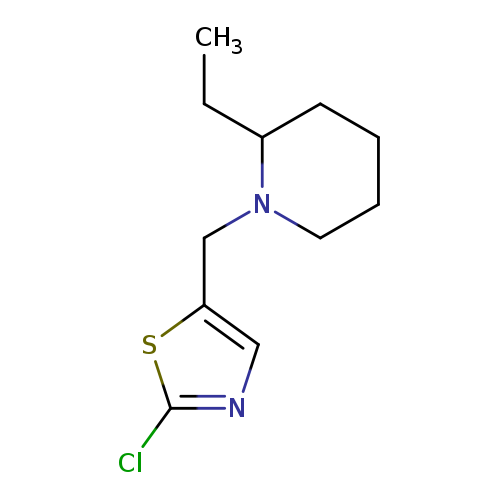 1-[(2-Chloro-1,3-thiazol-5-yl)methyl]-2-ethylpiperidine