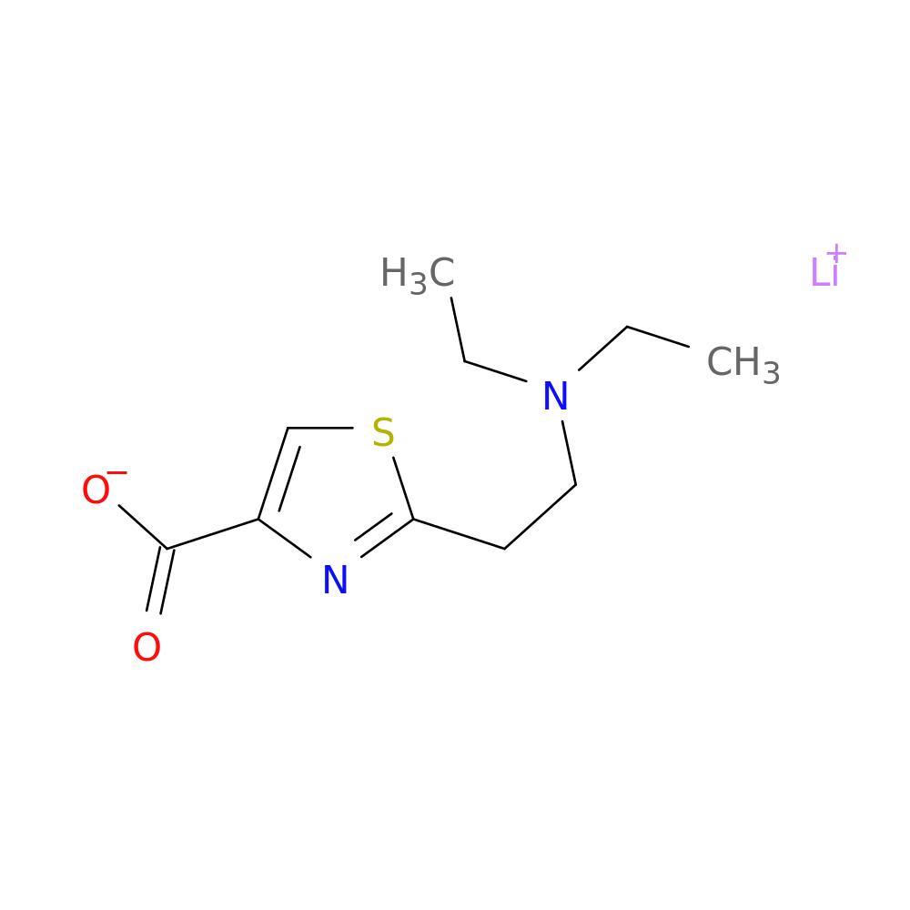 lithium(1+) ion 2-[2-(diethylamino)ethyl]-1,3-thiazole-4-carboxylate