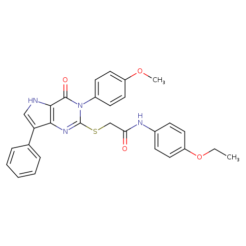 N-(4-ethoxyphenyl)-2-{[3-(4-methoxyphenyl)-4-oxo-7-phenyl-3H,4H,5H-pyrrolo[3,2-d]pyrimidin-2-yl]sulfanyl}acetamide