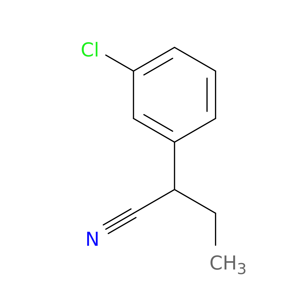 2-(3-chlorophenyl)butanenitrile
