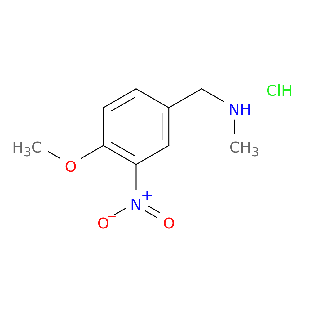 [(4-methoxy-3-nitrophenyl)methyl](methyl)amine hydrochloride
