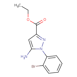 Ethyl 5-amino-1-(2-bromophenyl)-1H-pyrazole-3-carboxylate