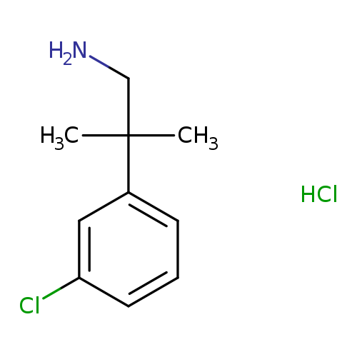 2-(3-Chlorophenyl)-2-methylpropylamine HCl