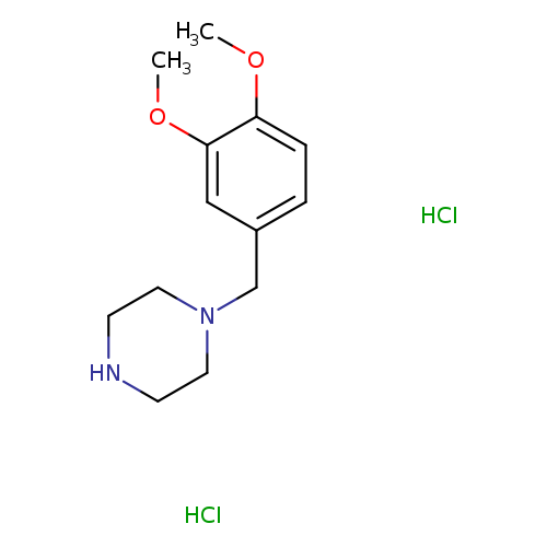 1-(3,4-Dimethoxy-benzyl)-piperazine diHCl