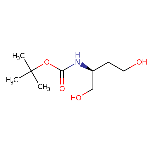 Carbamic acid, N-​[(1S)​-​3-​hydroxy-​1-​(hydroxymethyl)​propyl]​-​, 1,​1-​dimethylethyl ester