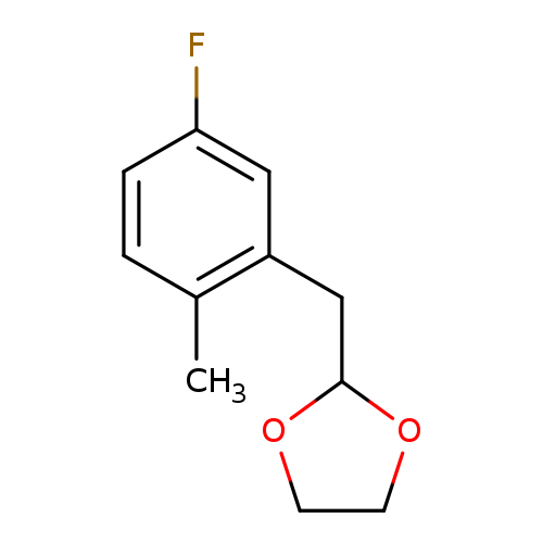 5-Fluoro-2-methyl (1,3-dioxolan-2-ylmethyl)benzene