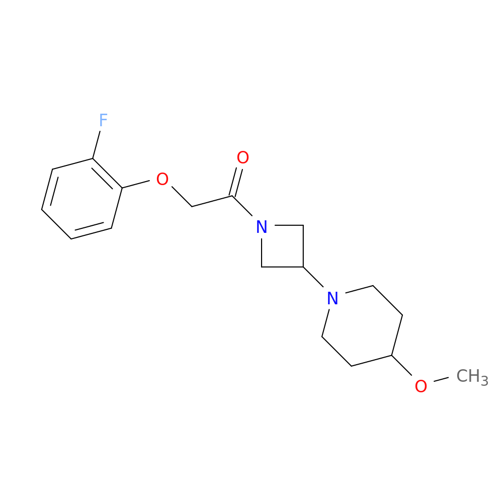 2-(2-fluorophenoxy)-1-[3-(4-methoxypiperidin-1-yl)azetidin-1-yl]ethan-1-one