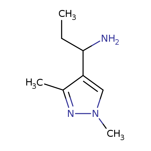 [1-(1,3-Dimethyl-1h-pyrazol-4-yl)propyl]amine