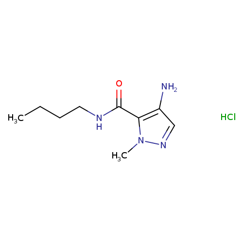 4-amino-N-butyl-1-methyl-1H-pyrazole-5-carboxamide hydrochloride