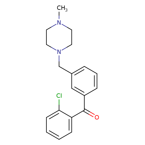 2-CHLORO-3'-(4-METHYLPIPERAZINOMETHYL) BENZOPHENONE