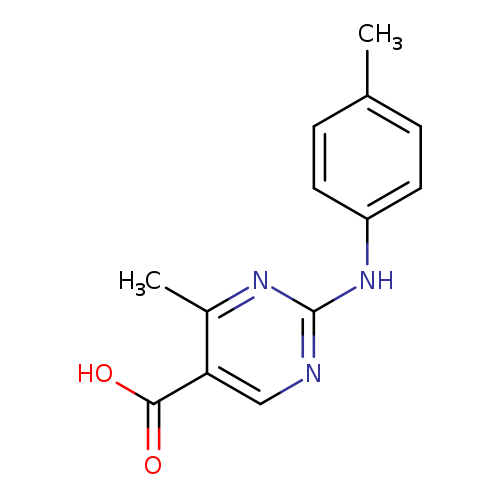 4-Methyl-2-[(4-methylphenyl)amino]pyrimidine-5-carboxylic acid