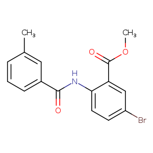 methyl 5-bromo-2-(3-methylbenzamido)benzoate