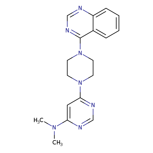 N,N-dimethyl-6-[4-(quinazolin-4-yl)piperazin-1-yl]pyrimidin-4-amine