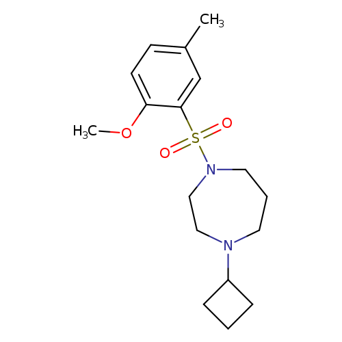 1-cyclobutyl-4-(2-methoxy-5-methylbenzenesulfonyl)-1,4-diazepane