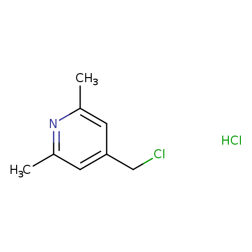 Pyridine, 4-(chloromethyl)-2,6-dimethyl-, hydrochloride (1:1)