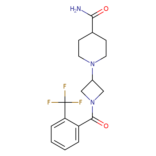 1-{1-[2-(trifluoromethyl)benzoyl]azetidin-3-yl}piperidine-4-carboxamide