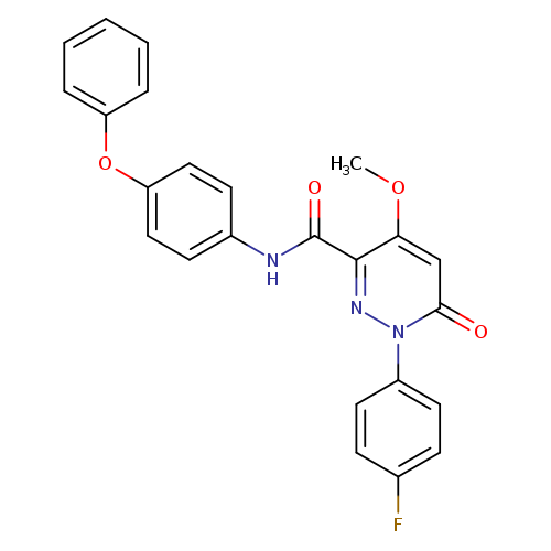 1-(4-fluorophenyl)-4-methoxy-6-oxo-N-(4-phenoxyphenyl)-1,6-dihydropyridazine-3-carboxamide