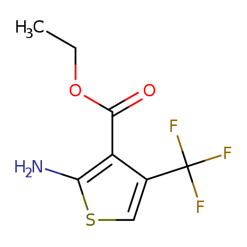 3-Thiophenecarboxylic acid, 2-amino-4-(trifluoromethyl)-, ethyl ester