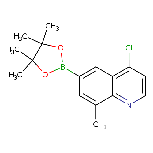 4-chloro-8-methyl-6-(4,4,5,5-tetramethyl-1,3,2-dioxaborolan-2-yl)quinoline