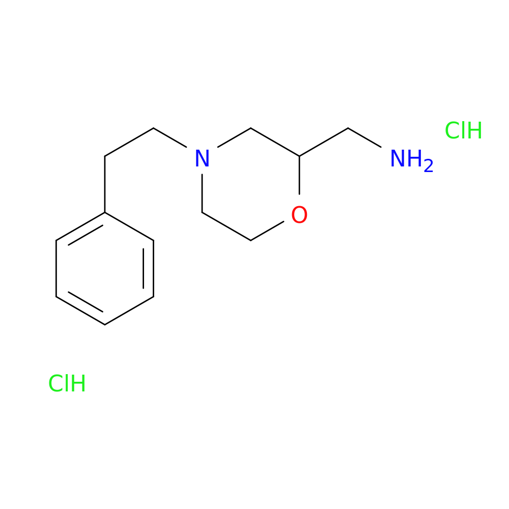 (4-Phenethylmorpholin-2-yl)methanamine dihydrochloride
