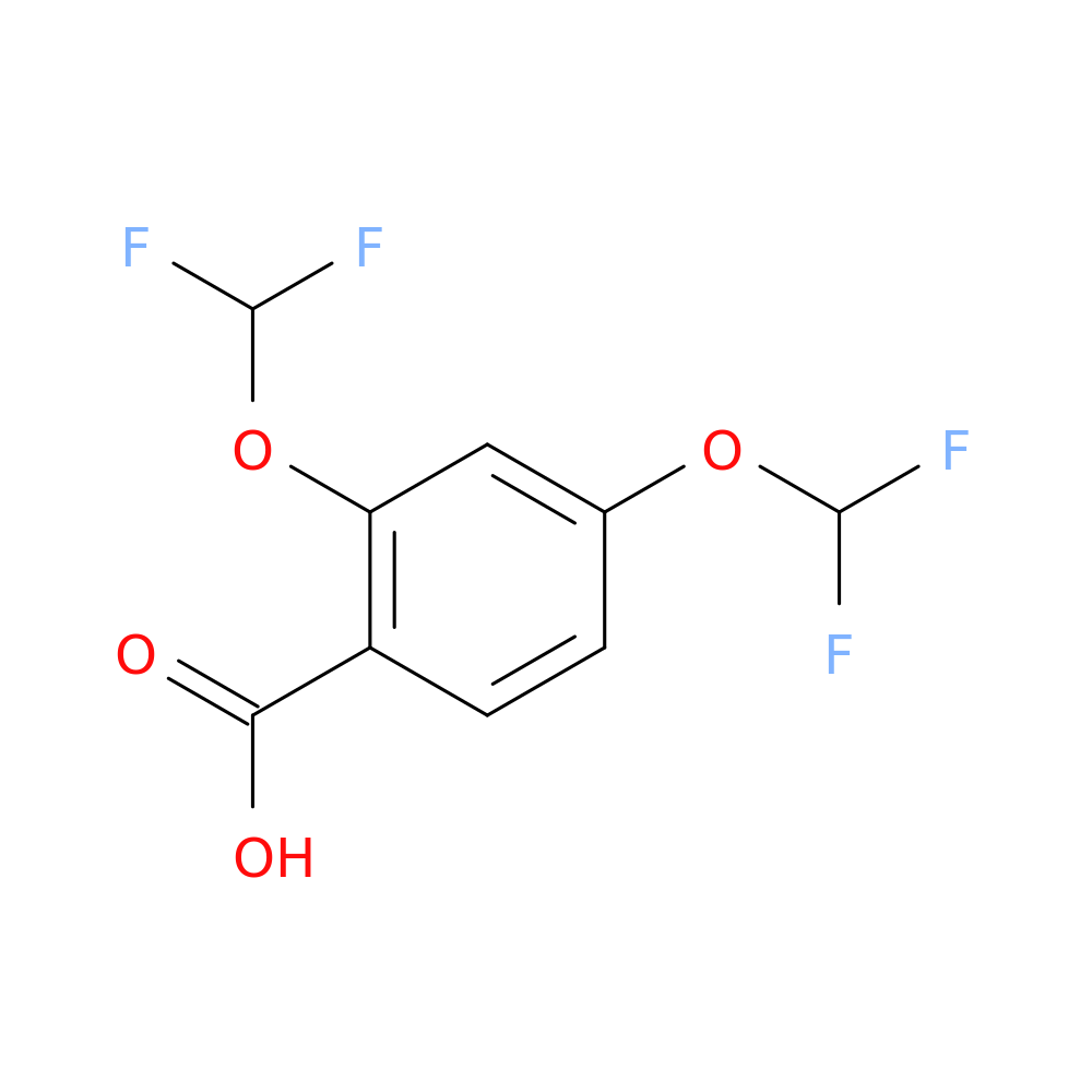 2,4-Bis-difluoromethoxy-benzoic acid