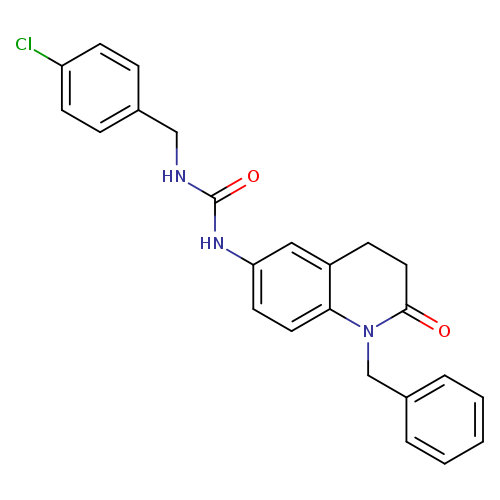3-(1-benzyl-2-oxo-1,2,3,4-tetrahydroquinolin-6-yl)-1-[(4-chlorophenyl)methyl]urea