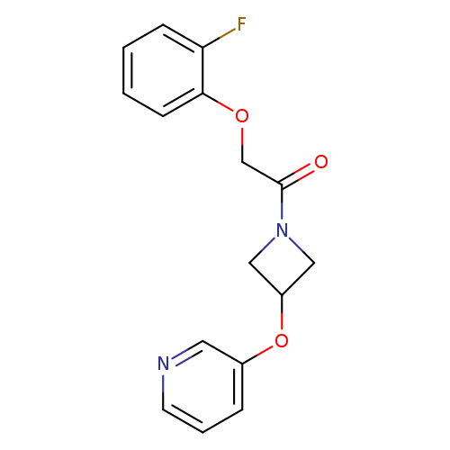 2-(2-fluorophenoxy)-1-[3-(pyridin-3-yloxy)azetidin-1-yl]ethan-1-one