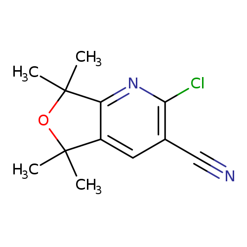 2-chloro-5,5,7,7-tetramethyl-5H,7H-furo[3,4-b]pyridine-3-carbonitrile