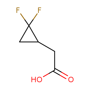 Cyclopropaneacetic acid, 2,2-difluoro-