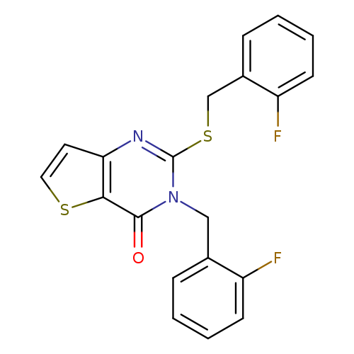 3-[(2-fluorophenyl)methyl]-2-{[(2-fluorophenyl)methyl]sulfanyl}-3H,4H-thieno[3,2-d]pyrimidin-4-one