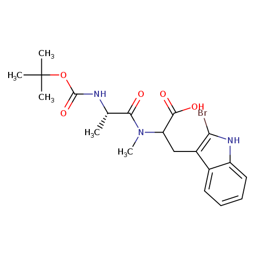 N-[(1,1-Dimethylethoxy)carbonyl]-L-alanyl-2-bromo-N-methyl-D-tryptophan