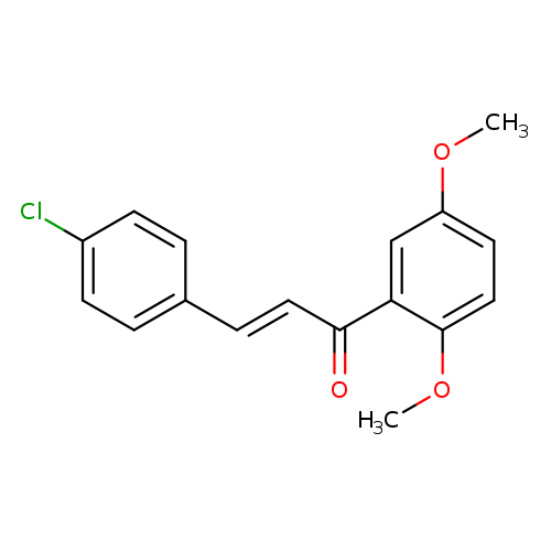 (2E)-3-(4-chlorophenyl)-1-(2,5-dimethoxyphenyl)prop-2-en-1-one