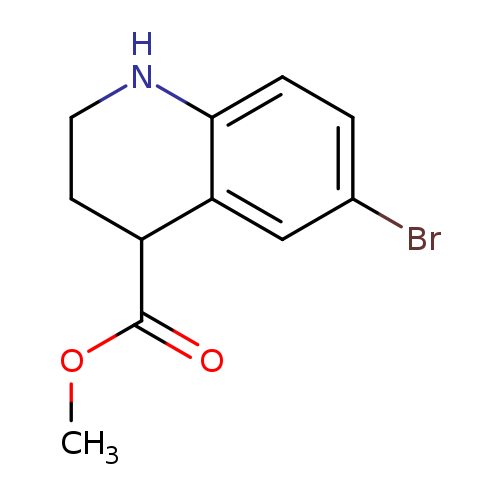 METHYL 6-BROMO-1,2,3,4-TETRAHYDROQUINOLINE-4-CARBOXYLATE
