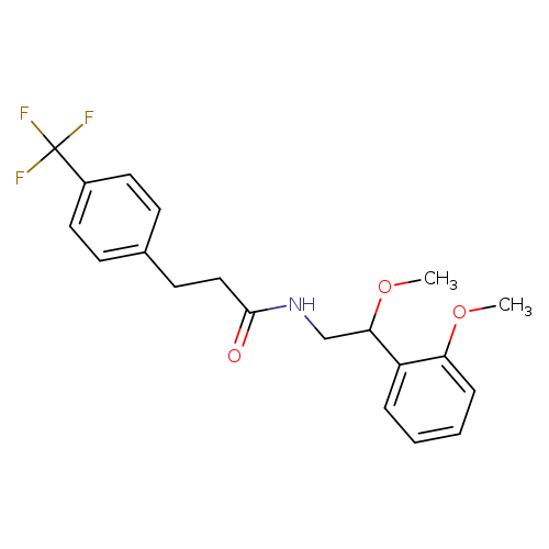 N-[2-methoxy-2-(2-methoxyphenyl)ethyl]-3-[4-(trifluoromethyl)phenyl]propanamide