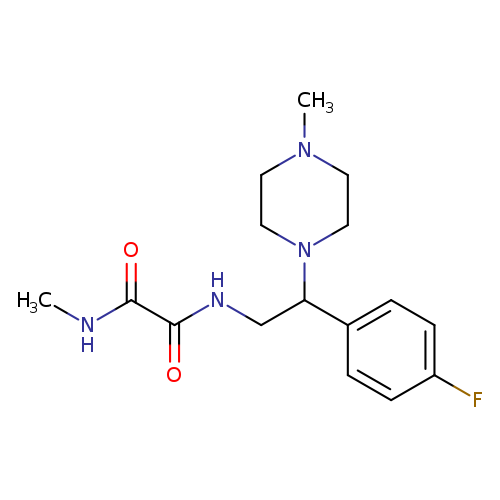 N'-[2-(4-fluorophenyl)-2-(4-methylpiperazin-1-yl)ethyl]-N-methylethanediamide