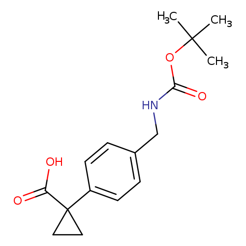 1-[4-({[(tert-butoxy)carbonyl]amino}methyl)phenyl]cyclopropane-1-carboxylic acid